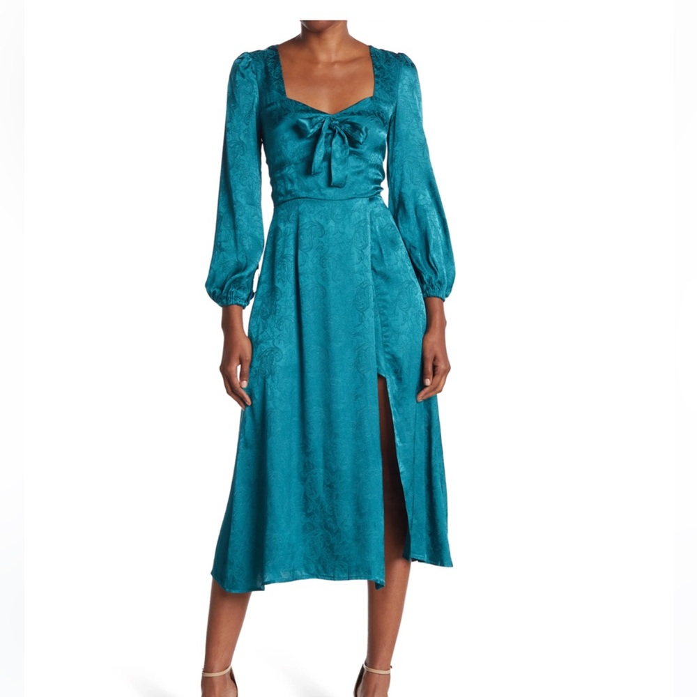 NSR women’s teal midi dress